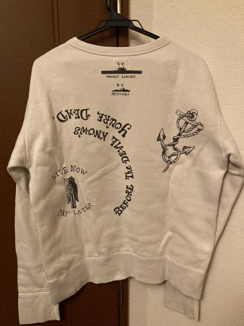 THE REAL McCOY'S ステンシルスウェットシャツ