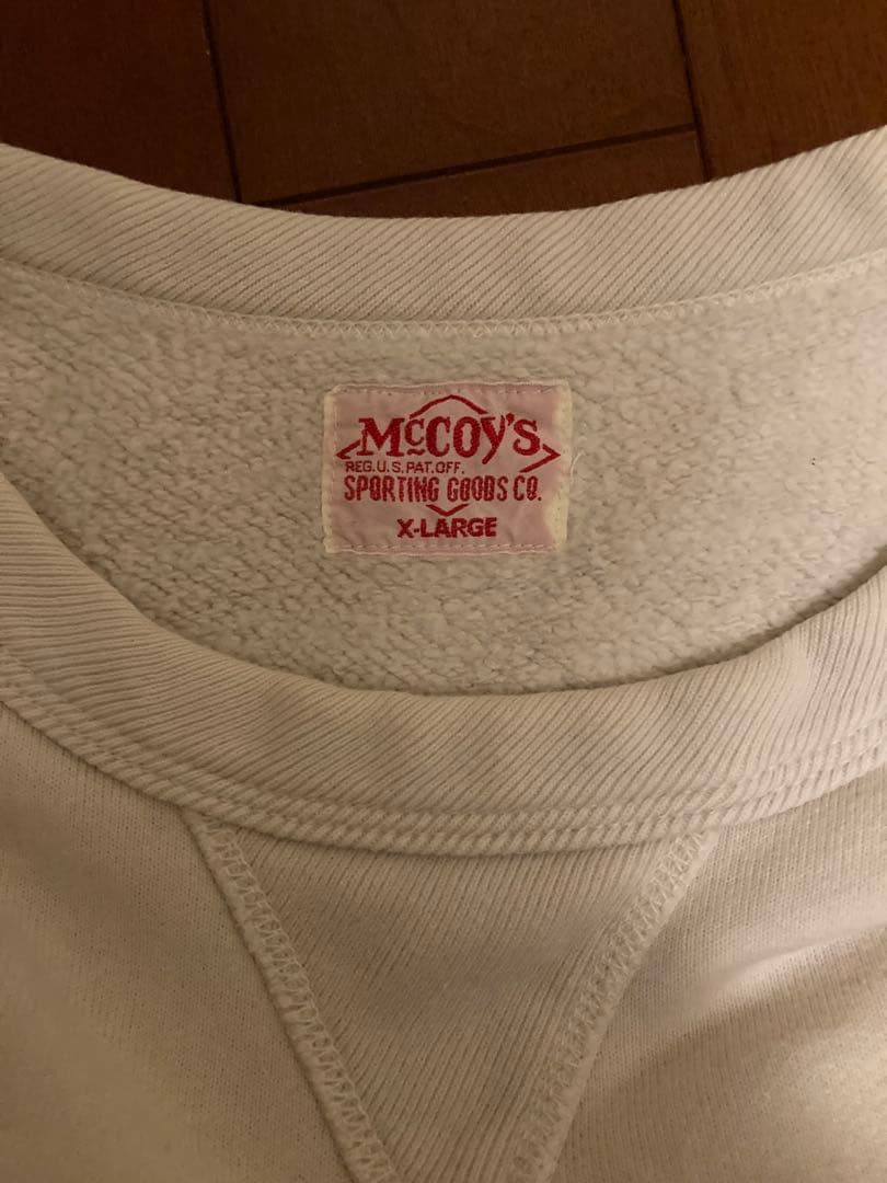 THE REAL McCOY'S ステンシルスウェットシャツ