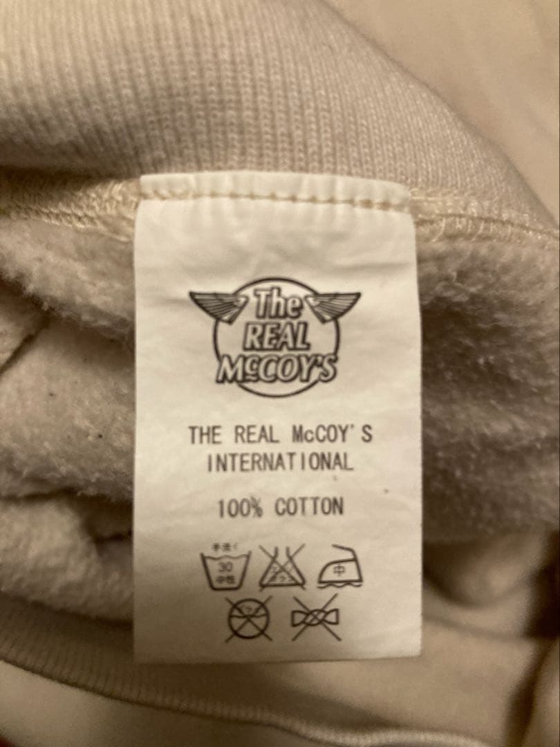 THE REAL McCOY'S ステンシルスウェットシャツ