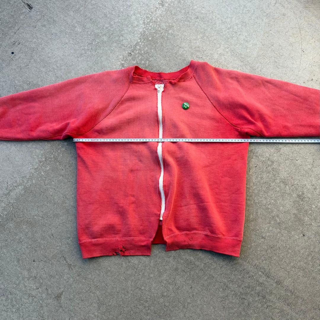 鬼フェード vintage sweat ジップアップ ビンテージ グランジ