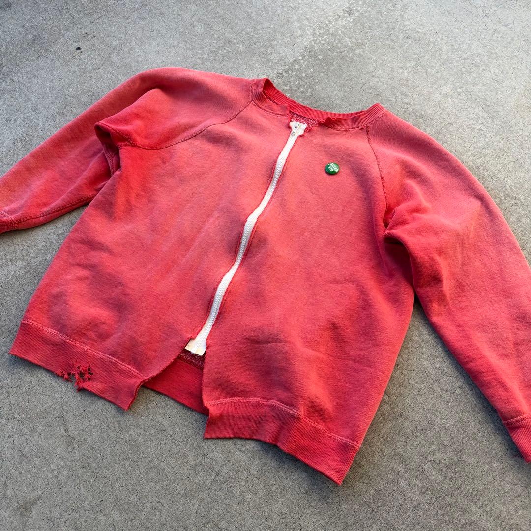 鬼フェード vintage sweat ジップアップ ビンテージ グランジ