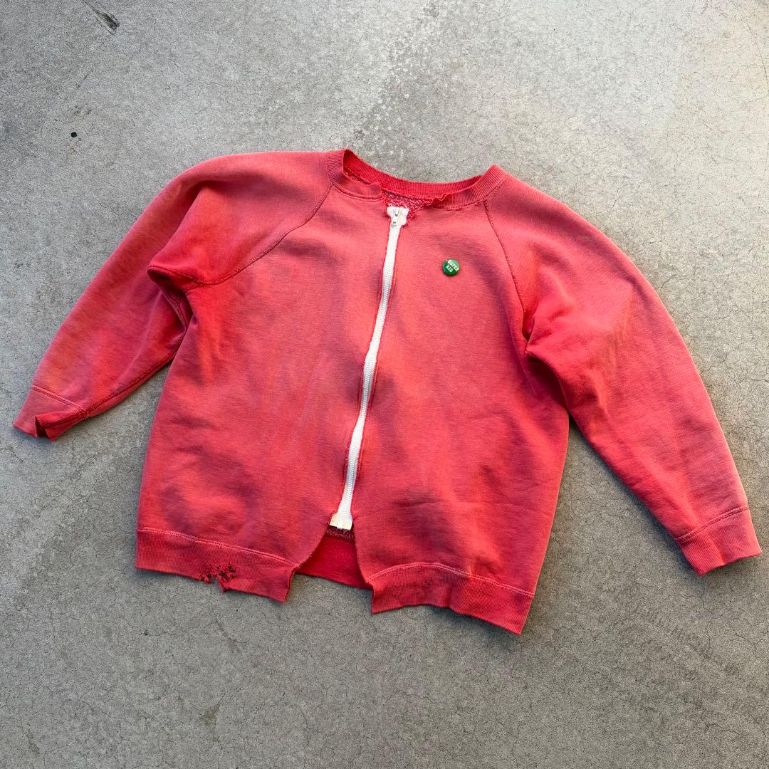 鬼フェード vintage sweat ジップアップ ビンテージ グランジ