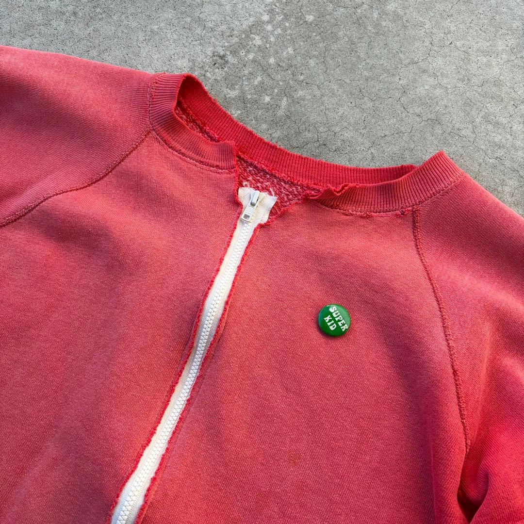 鬼フェード vintage sweat ジップアップ ビンテージ グランジ