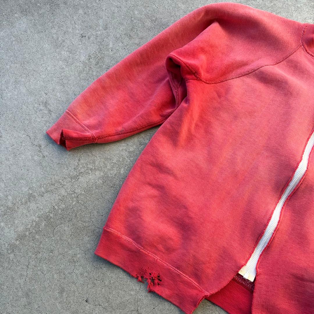 鬼フェード vintage sweat ジップアップ ビンテージ グランジ