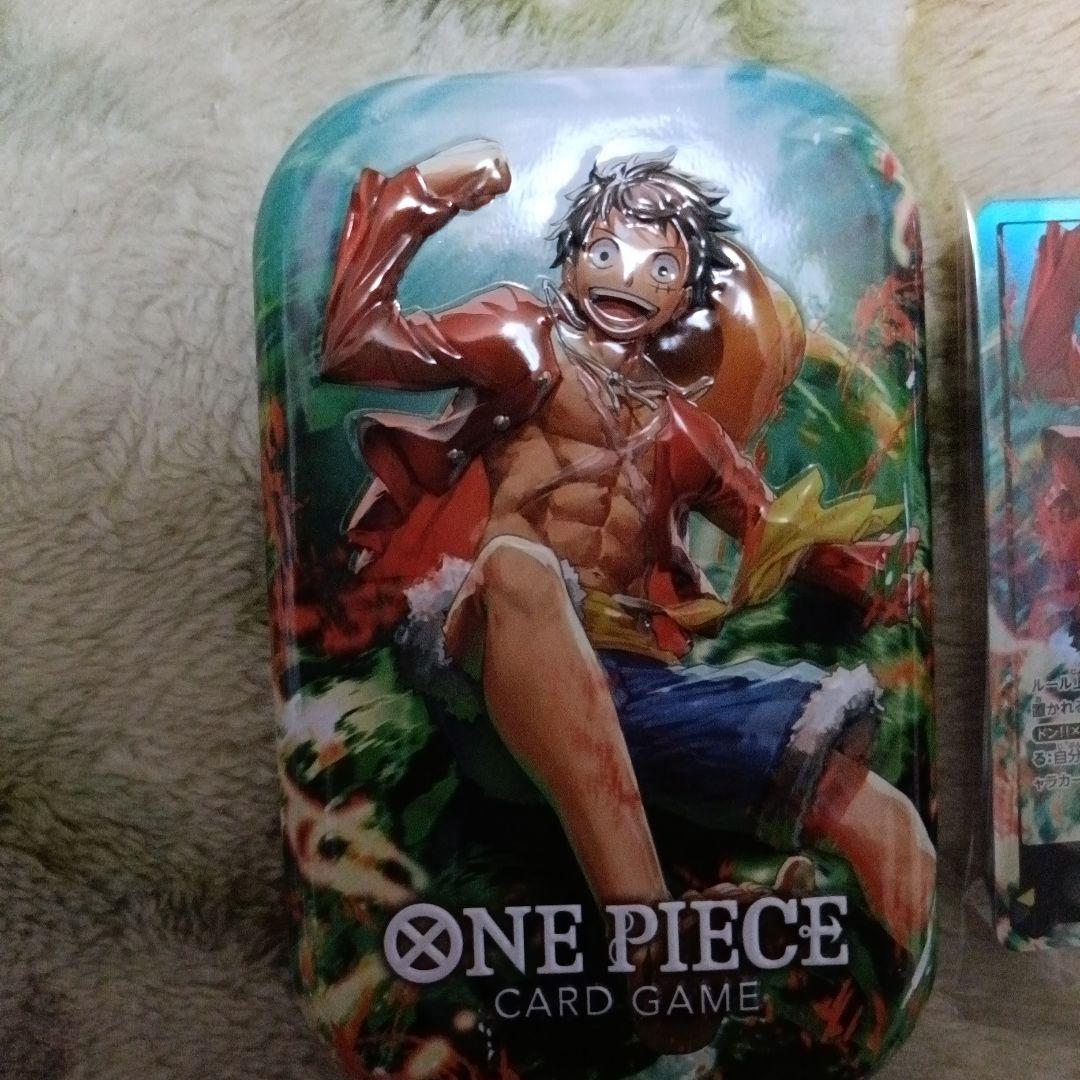 ワンピースミニ缶プロモ未開封＆キティちゃんシール