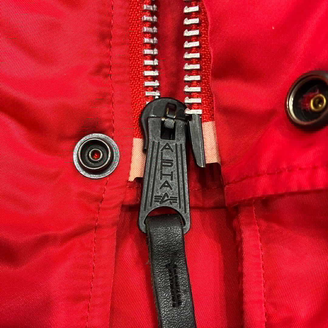 アルファ N-3B レッド Mサイズ レアカラー