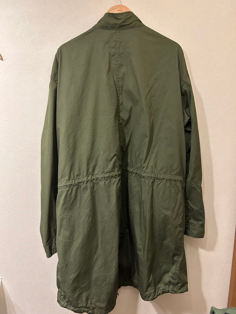 【ワンウォッシュ】m-65 フィッシュテール　シェル＋フード　米軍実物　M-R