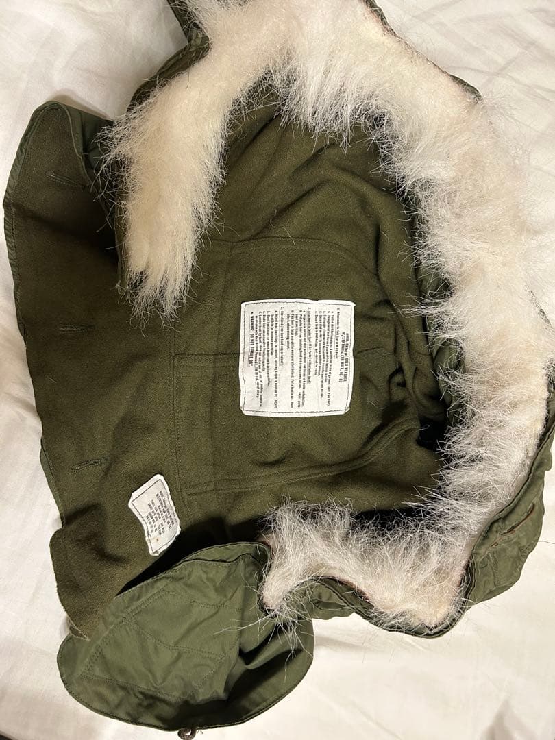 【ワンウォッシュ】m-65 フィッシュテール　シェル＋フード　米軍実物　M-R