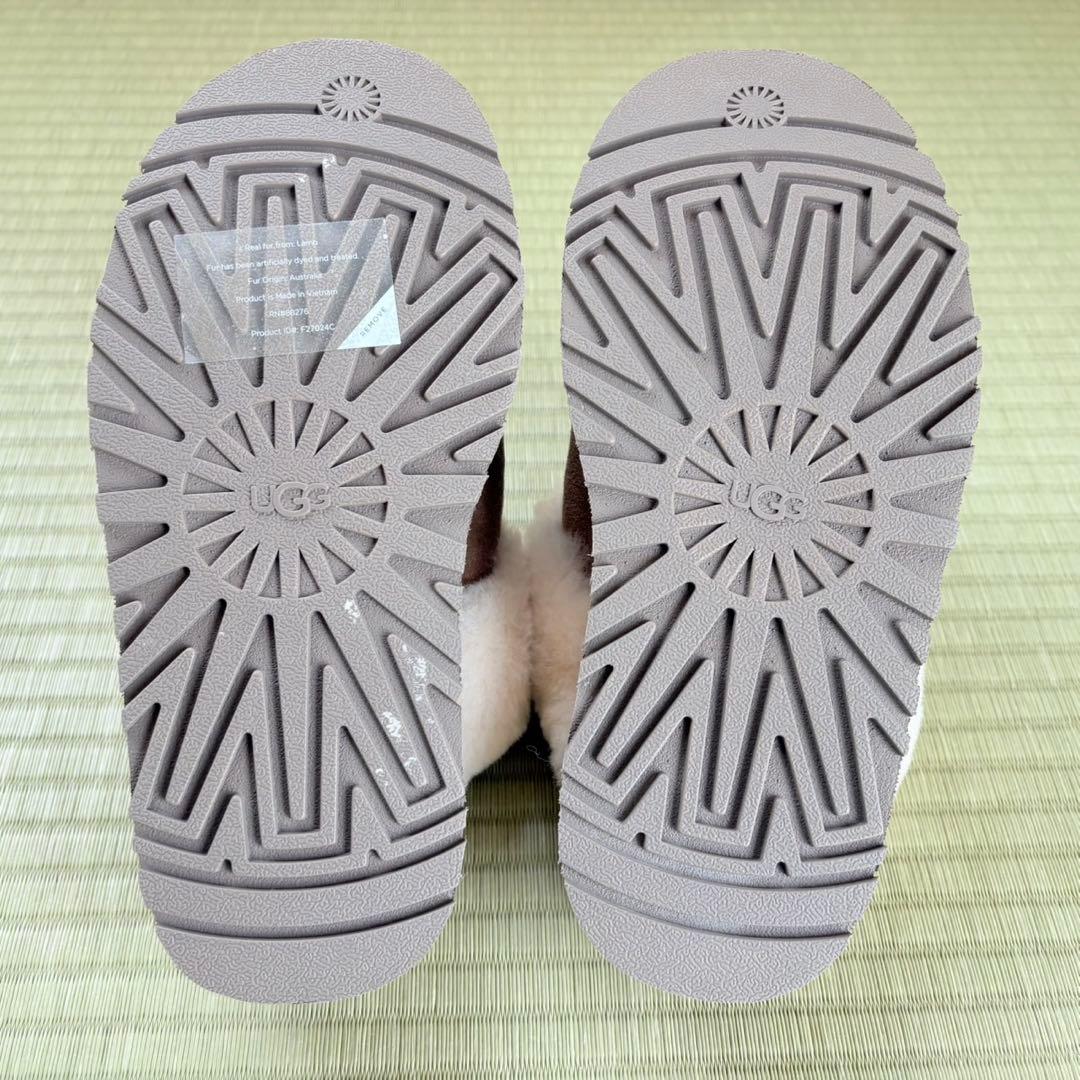 【新品】UGG アグ ディスケット チェスナット 23cm