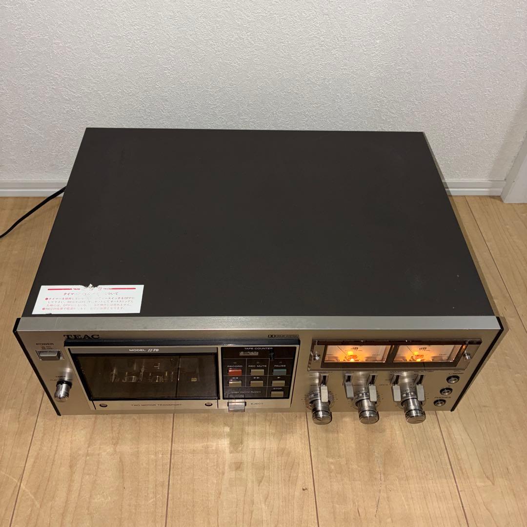 ジャンク　希少　TEAC FF-70 カセットデッキ ティアック