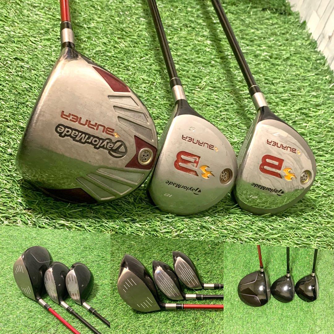 テーラーメイド バーナー メンズゴルフクラブセット12本 大人気ルコックバッグ付