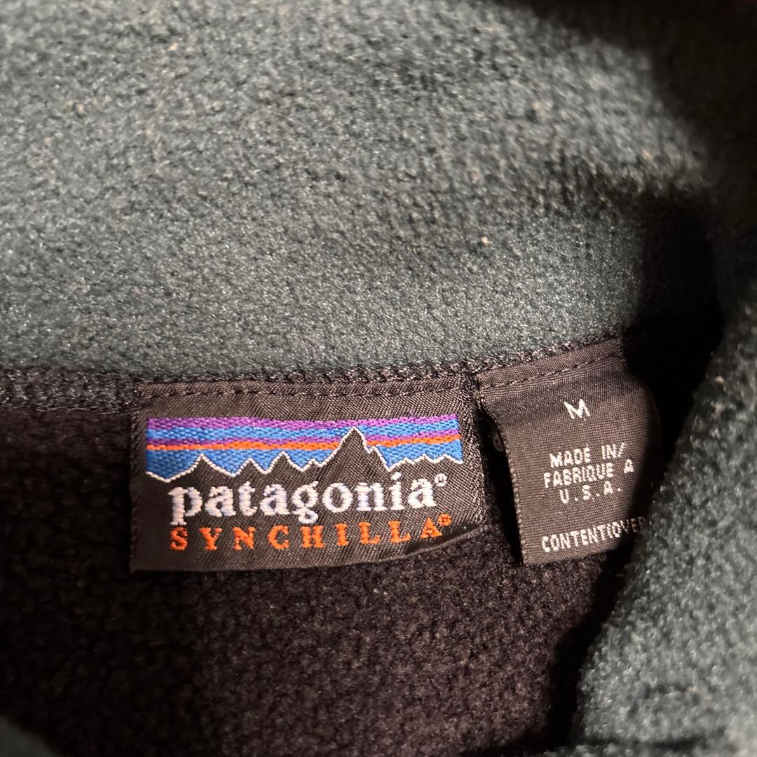 パタゴニアベストpatagonia Synchilla ブラック サイズ　M