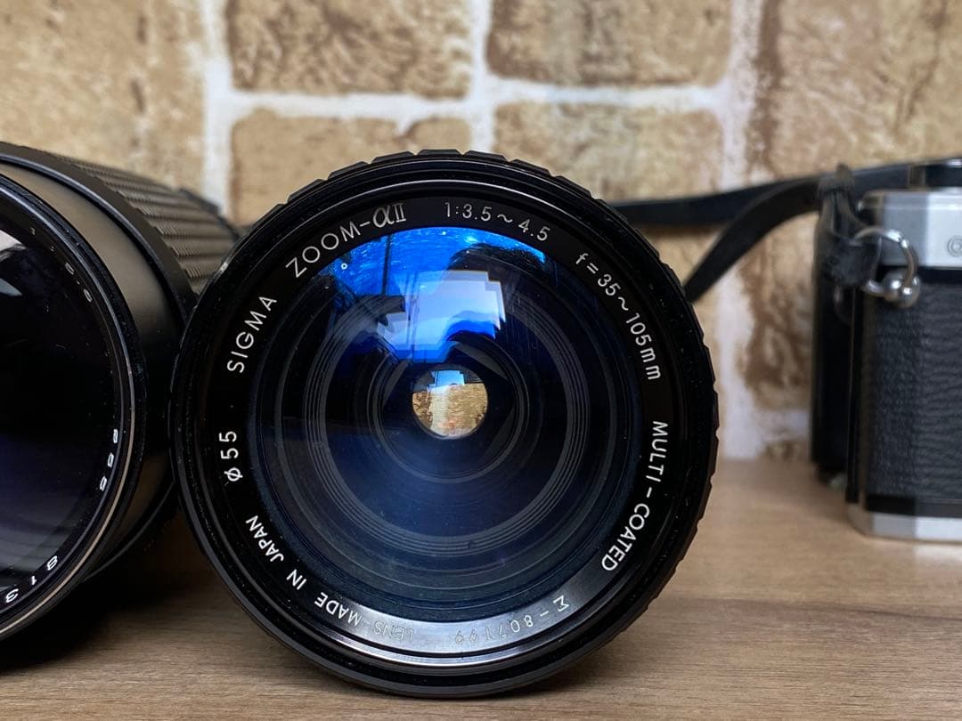 オリンパス OM10 一眼レフ フィルムカメラ レンズ2個 OLYMPUS