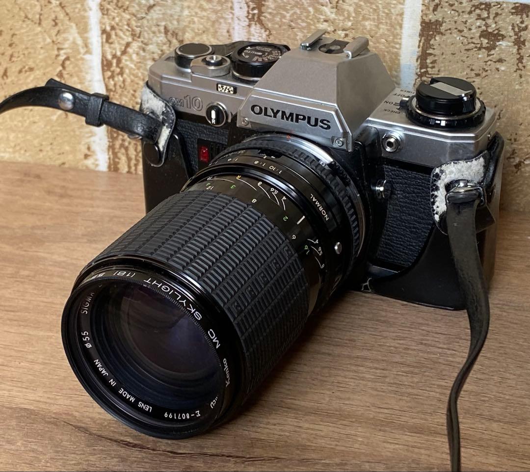 オリンパス OM10 一眼レフ フィルムカメラ レンズ2個 OLYMPUS