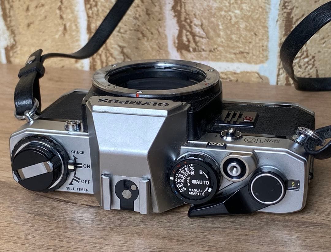 オリンパス OM10 一眼レフ フィルムカメラ レンズ2個 OLYMPUS