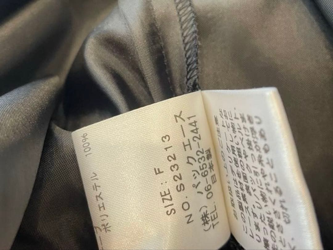 R&O♡ 美品♡ 2023 アドニシス　メッシュボリュームストラップワンピ