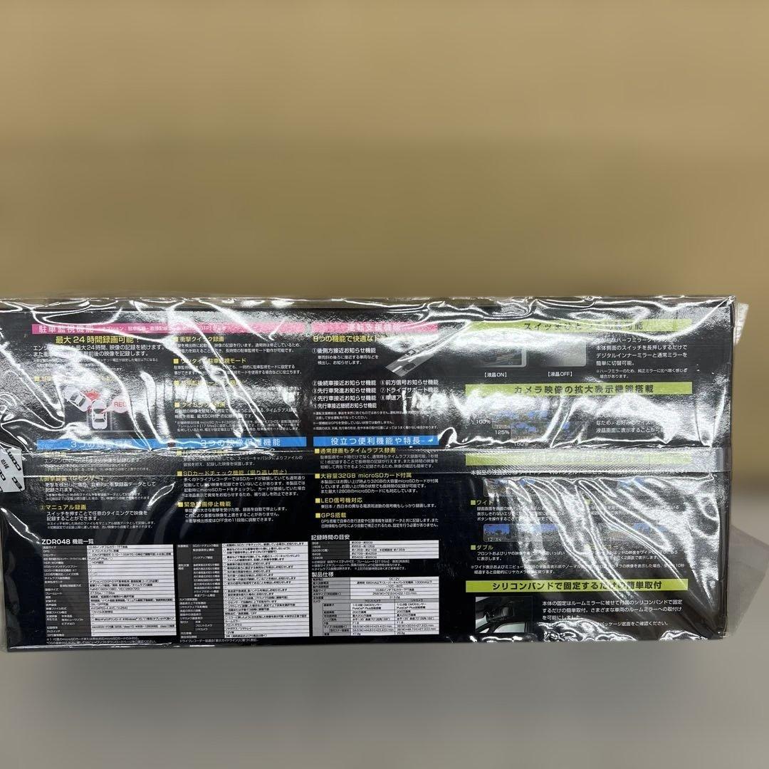 512425 コムテック ミラー型ドライブレコーダー ZDR048