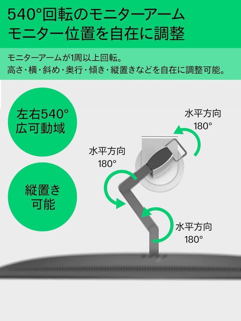 HP モニターアーム HP Quick Release モニターシングルアーム