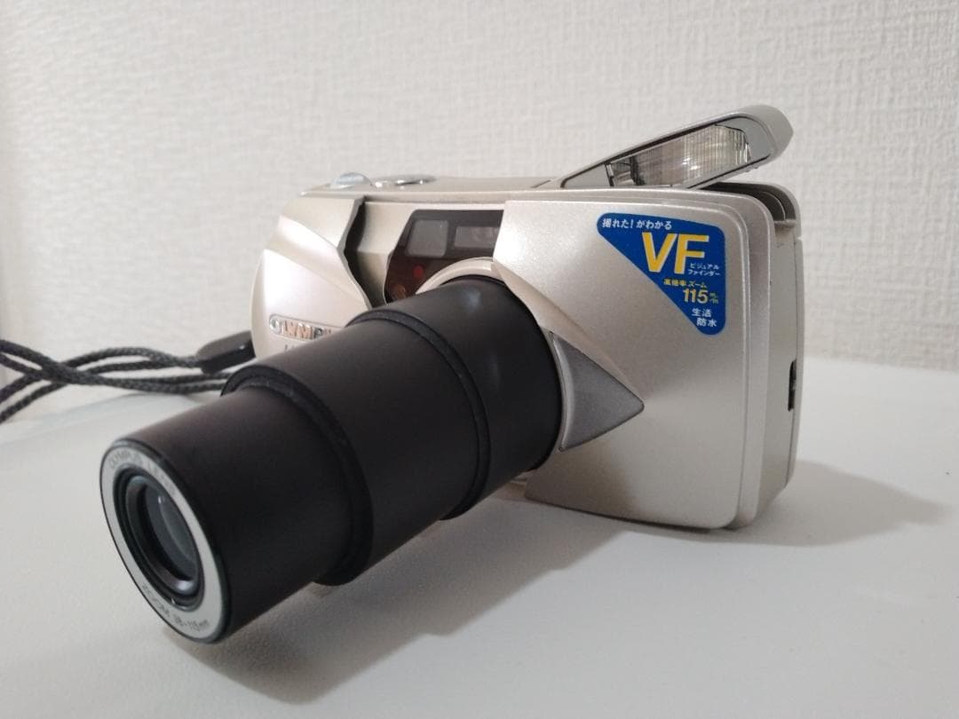 【完動・美品】OLYMPUS μ-Ⅱ 115 VF フィルムカメラ