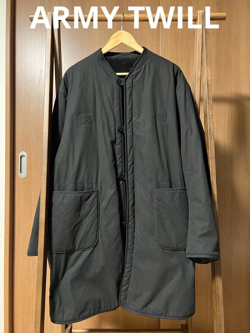 ARMY TWILL アーミーツイルフランス軍 リバーシブルモッズコート 裏ボア