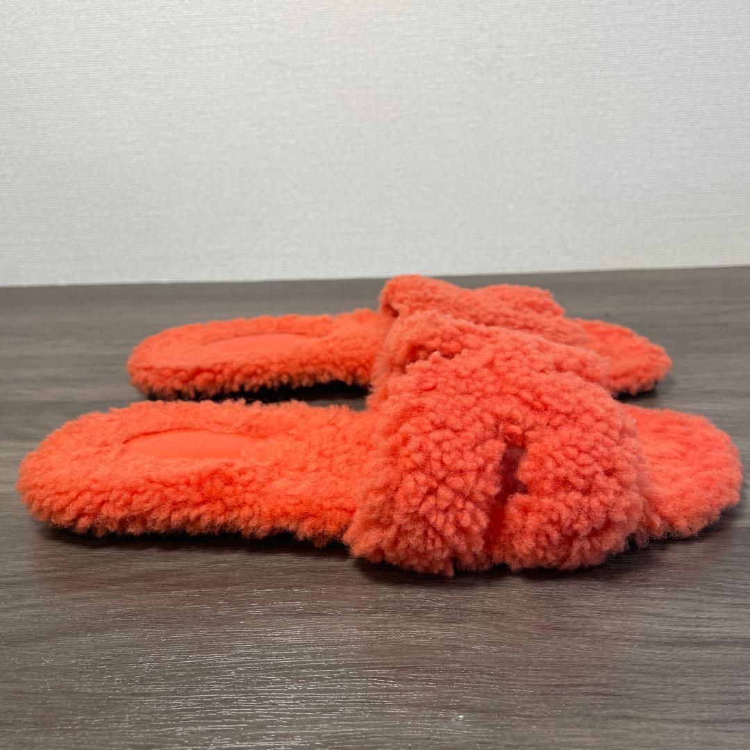 HERMESエルメス　箱付き　オランムートンサンダル38