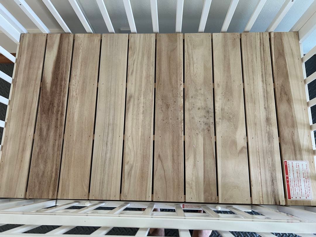 KATOJI ベビーベッド　ハイタイプ　ホワイト