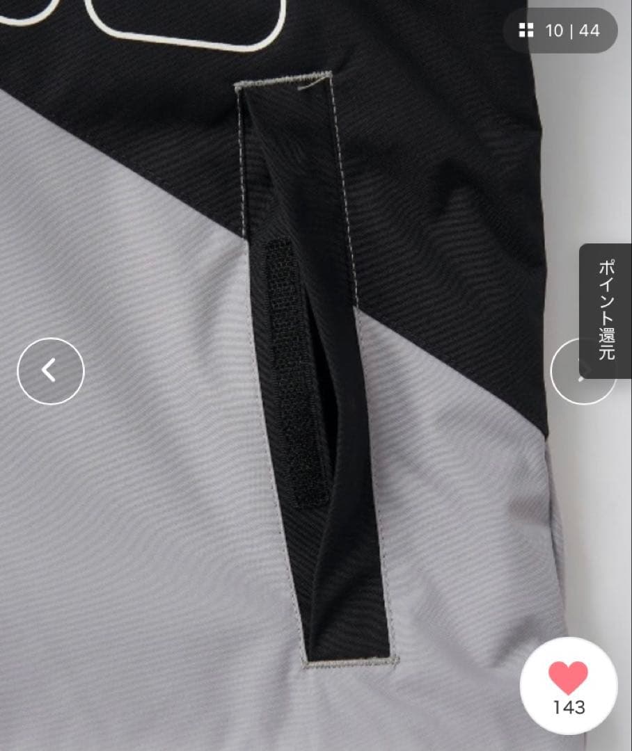 スキーウェア 男の子 女の子 兼用 FILA 上下セット 中綿 ブラック 160