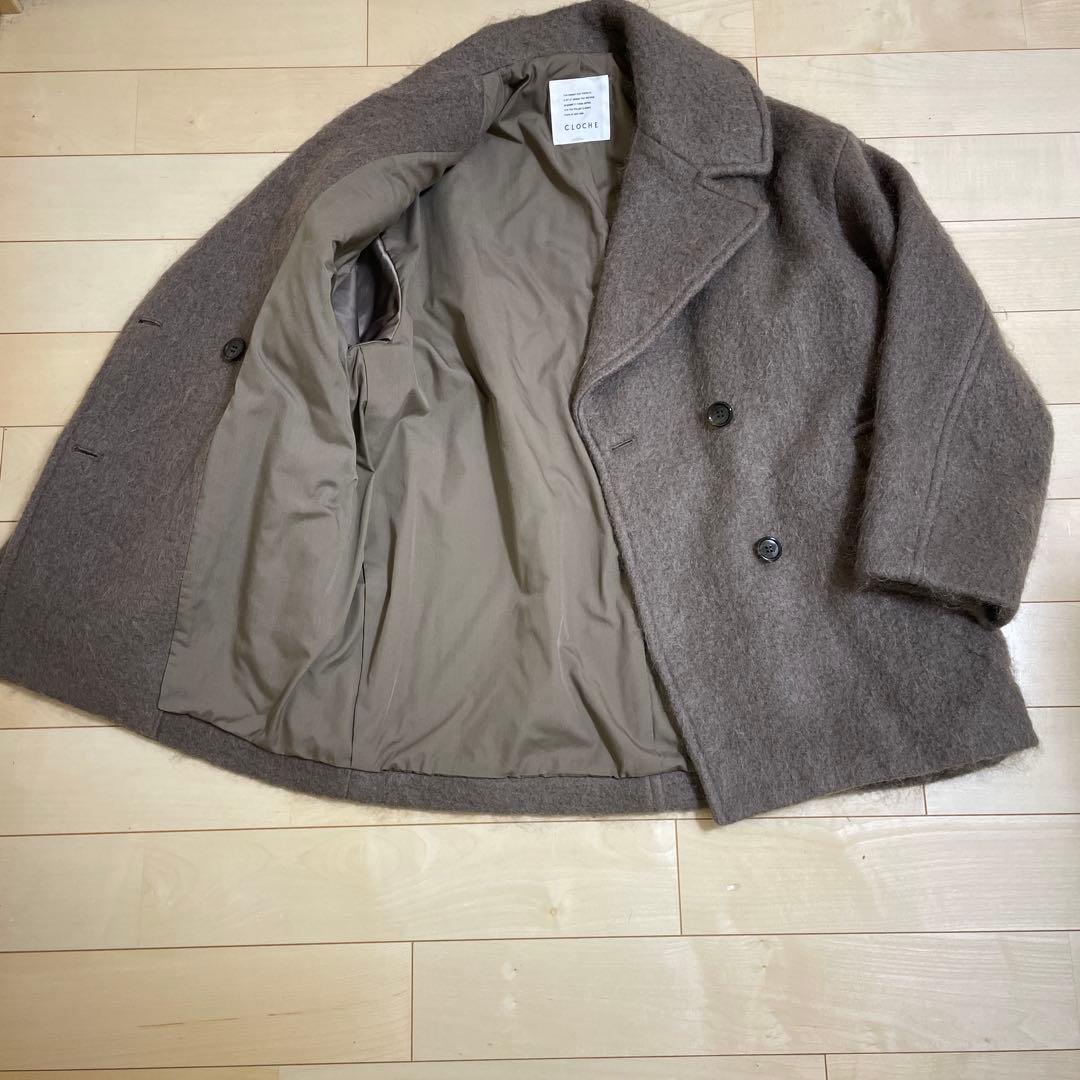 ⭐︎グレディブリリアン⭐︎クロシェ⭐︎モヘヤ混シャギーミディPコート⭐︎