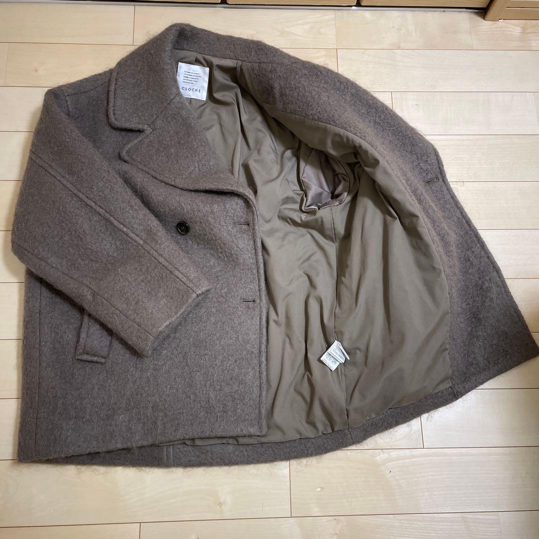 ⭐︎グレディブリリアン⭐︎クロシェ⭐︎モヘヤ混シャギーミディPコート⭐︎