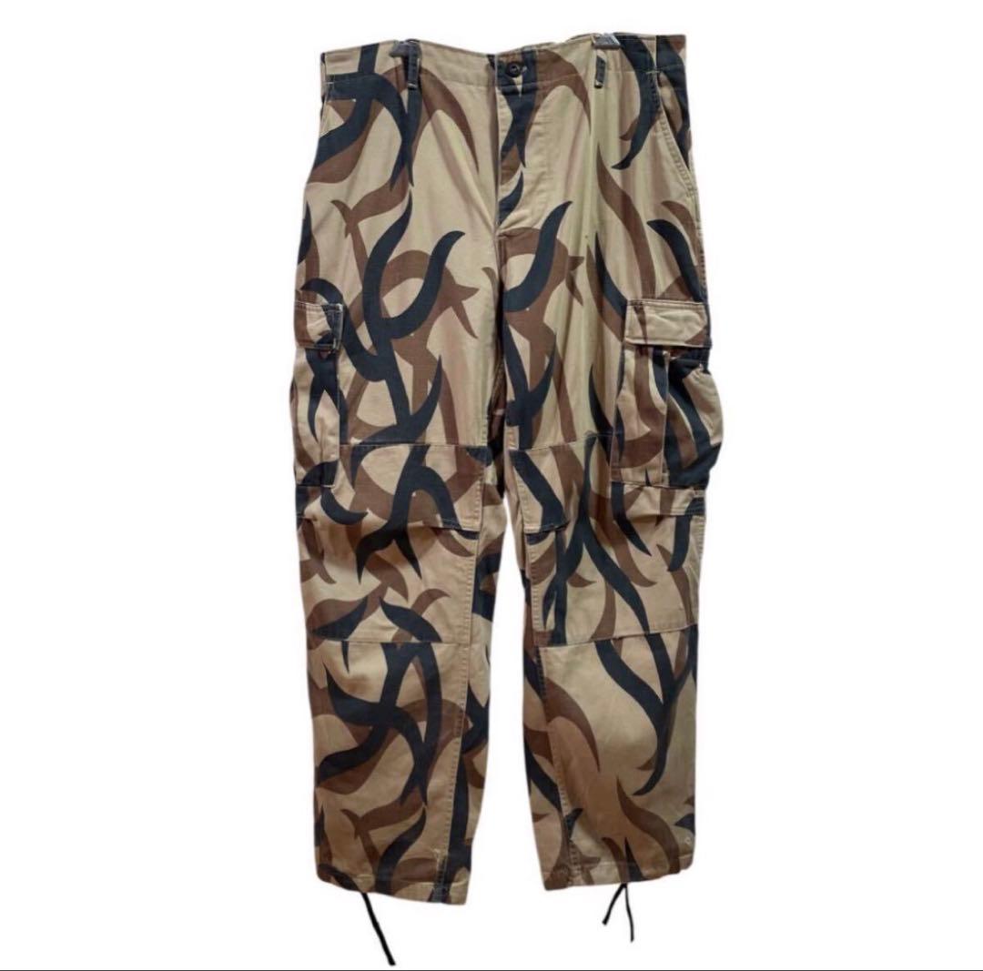 た*あ様 ASAT 米軍実物　90s トライバルカモ カーゴパンツ L-L迷彩