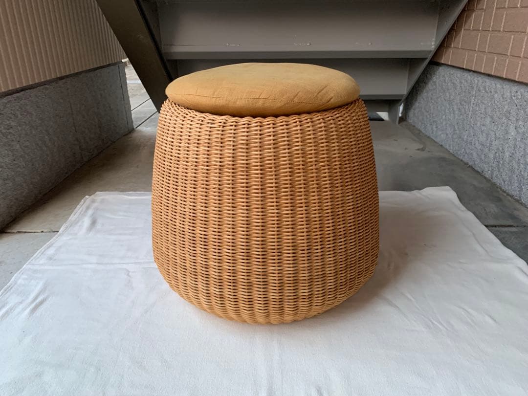 希少 山川ラタン 剣持勇デザイン ヴィンテージ スツール ジャパニーズモダン B