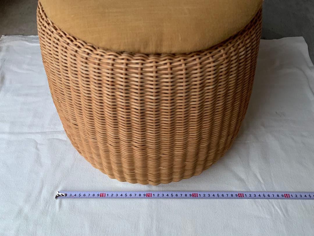 希少 山川ラタン 剣持勇デザイン ヴィンテージ スツール ジャパニーズモダン B