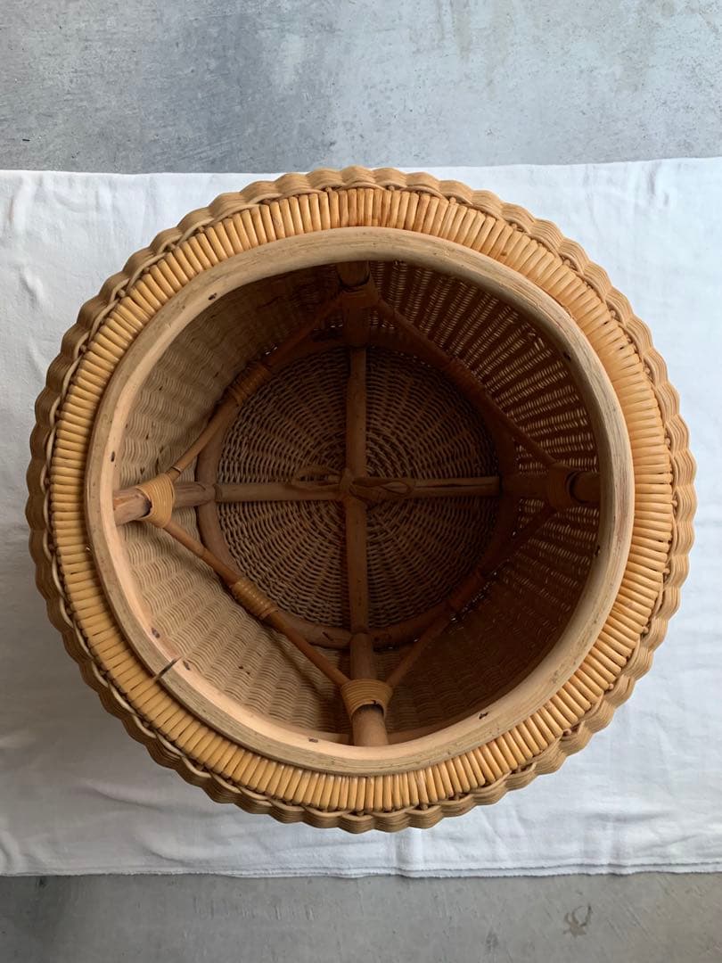 希少 山川ラタン 剣持勇デザイン ヴィンテージ スツール ジャパニーズモダン B