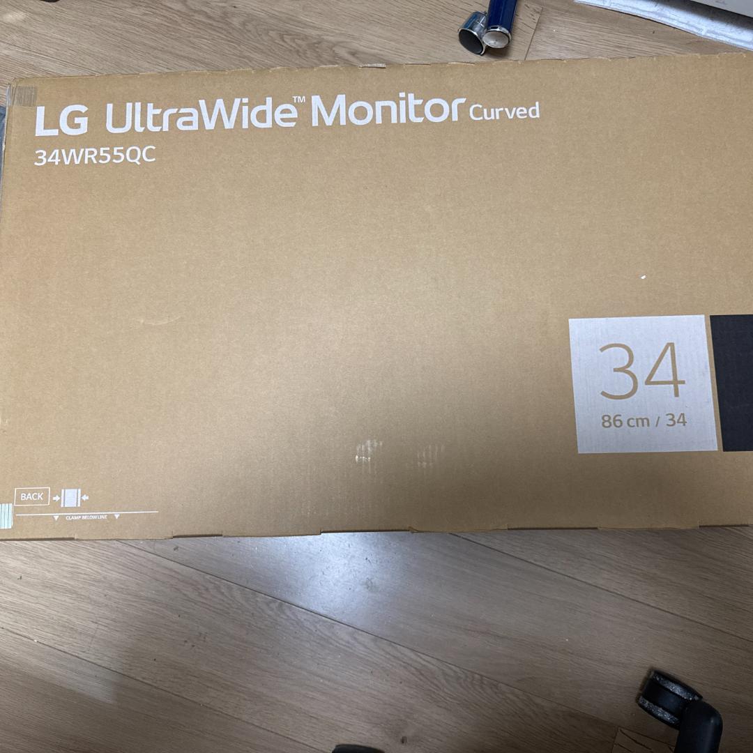 LG ウルトラワイドモニター 34WR55QC-B 34インチ