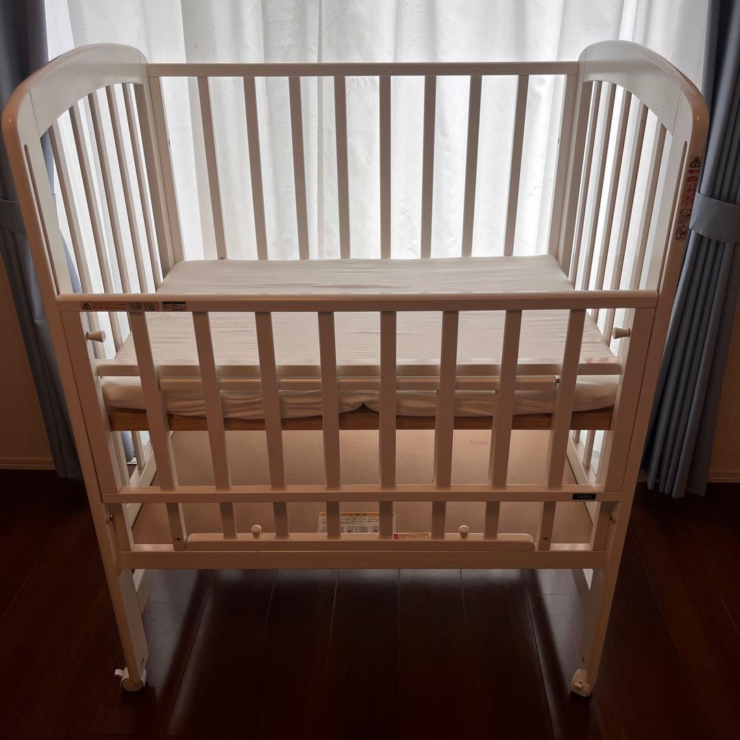 【送料込み】KATOJI ハイポジション ミニ ベビーベッド 02028