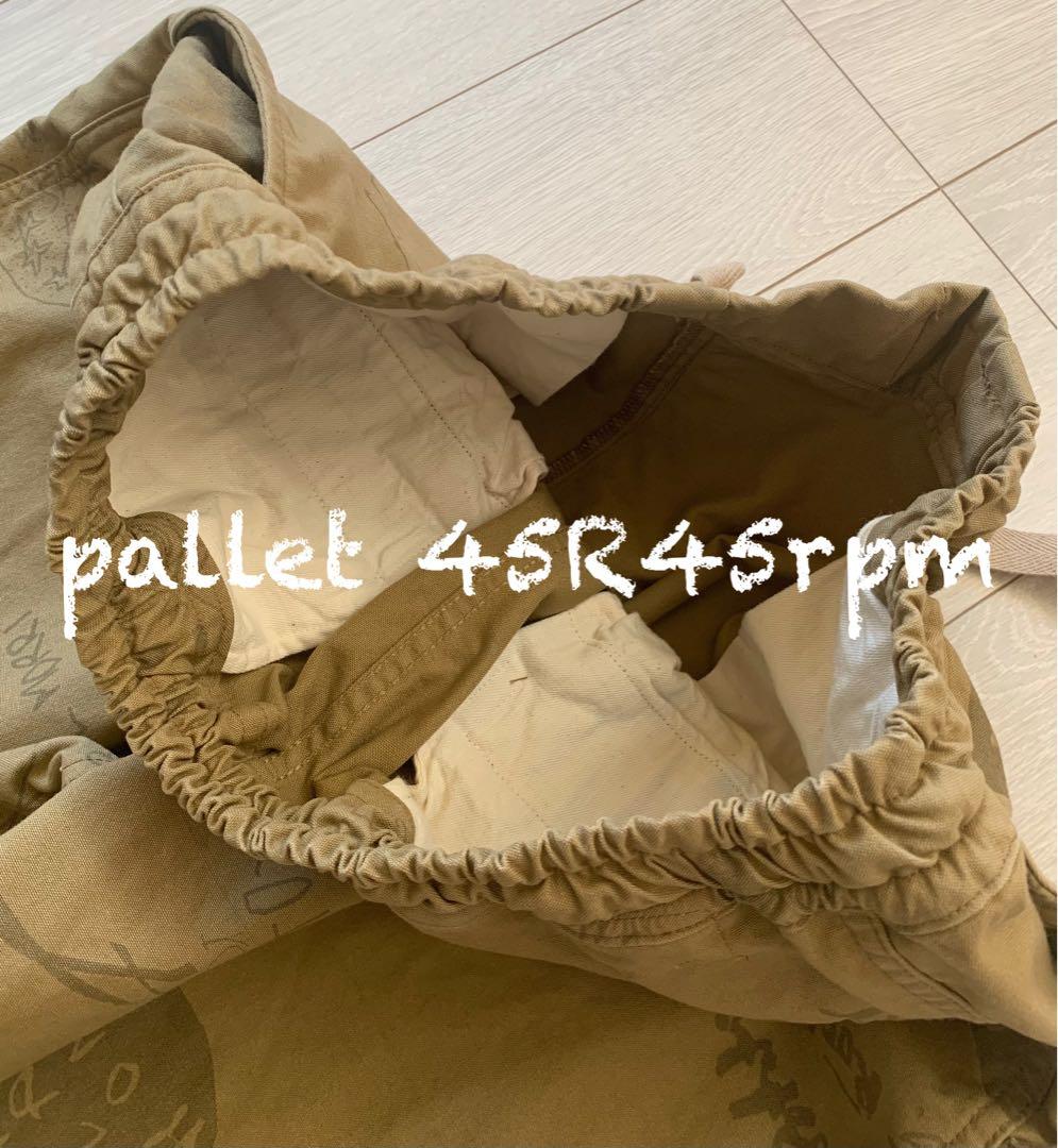 45R45rpm ダック落書きプリントの908 　テントパンツ