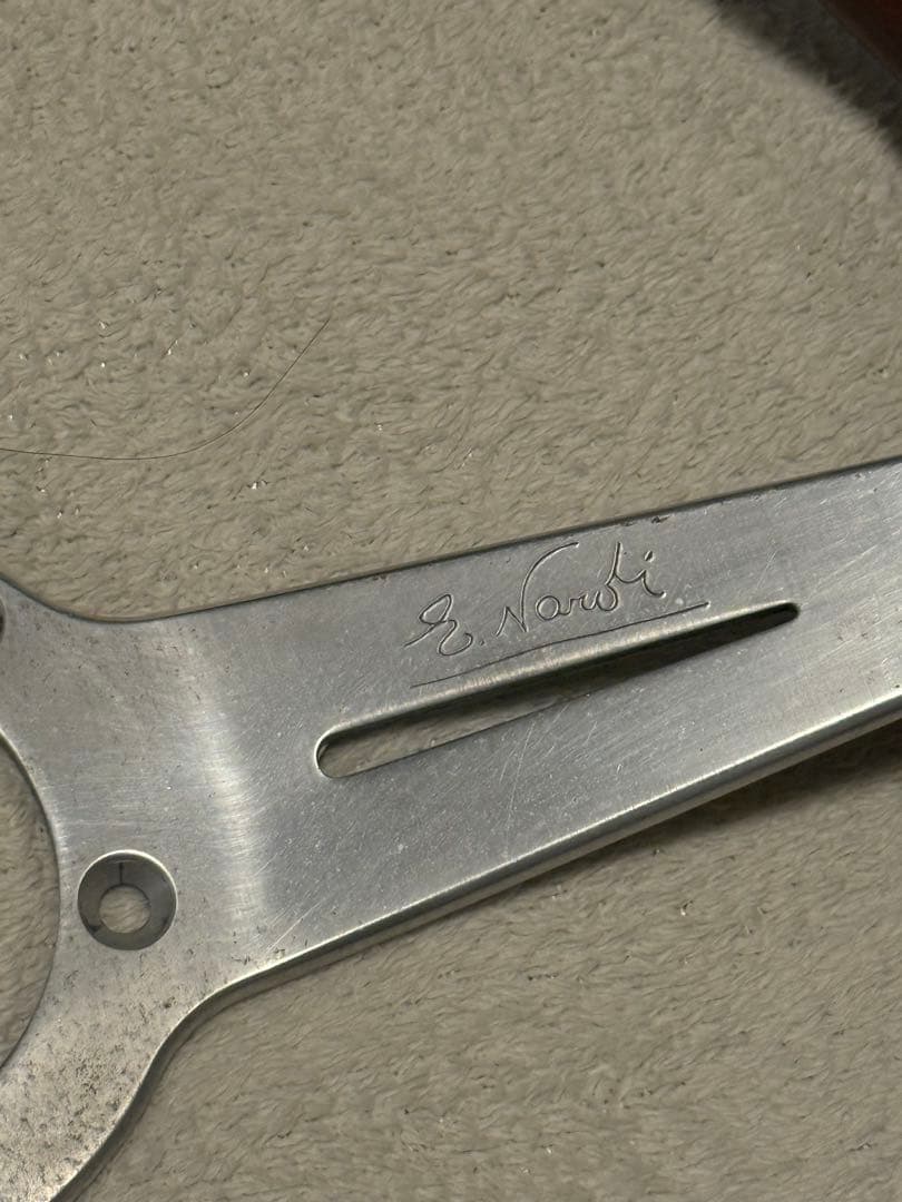 NARDIウッド アルミ ステアリングホイール　ナルディ