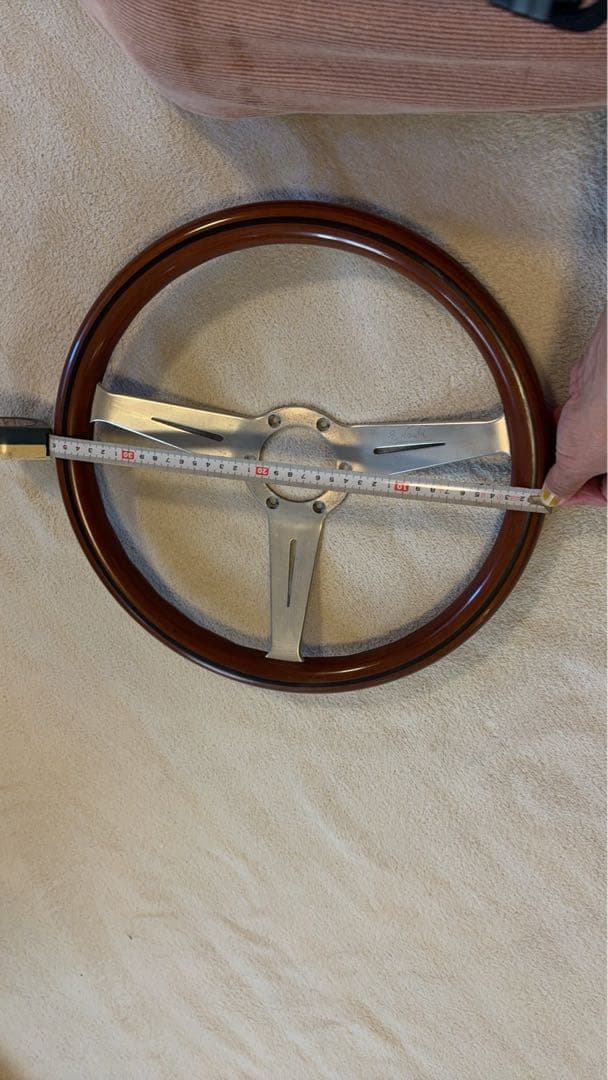NARDIウッド アルミ ステアリングホイール　ナルディ
