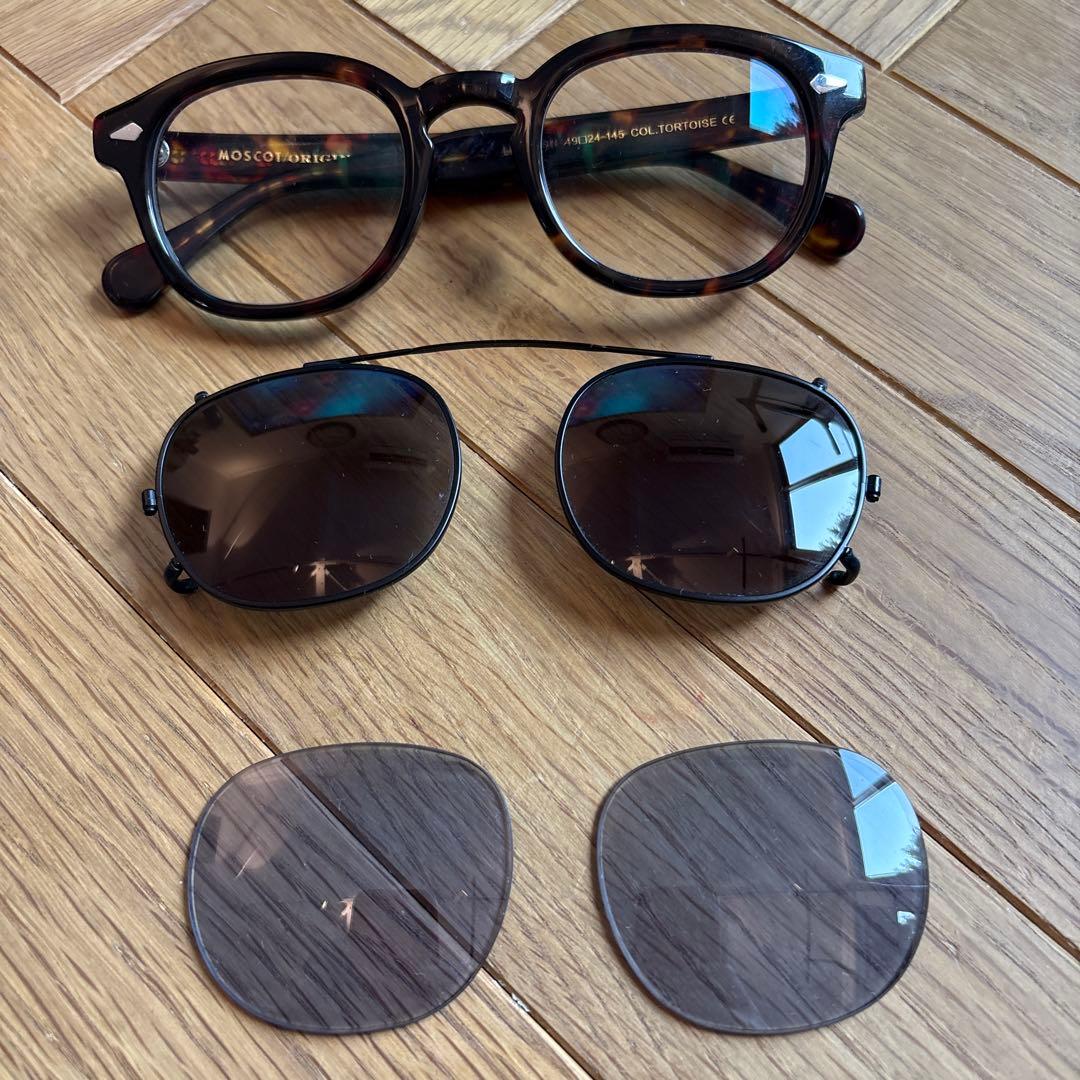 MOSCOT レムトッシュ　LEMTOSH 鼈甲　49 クリップトッシュ