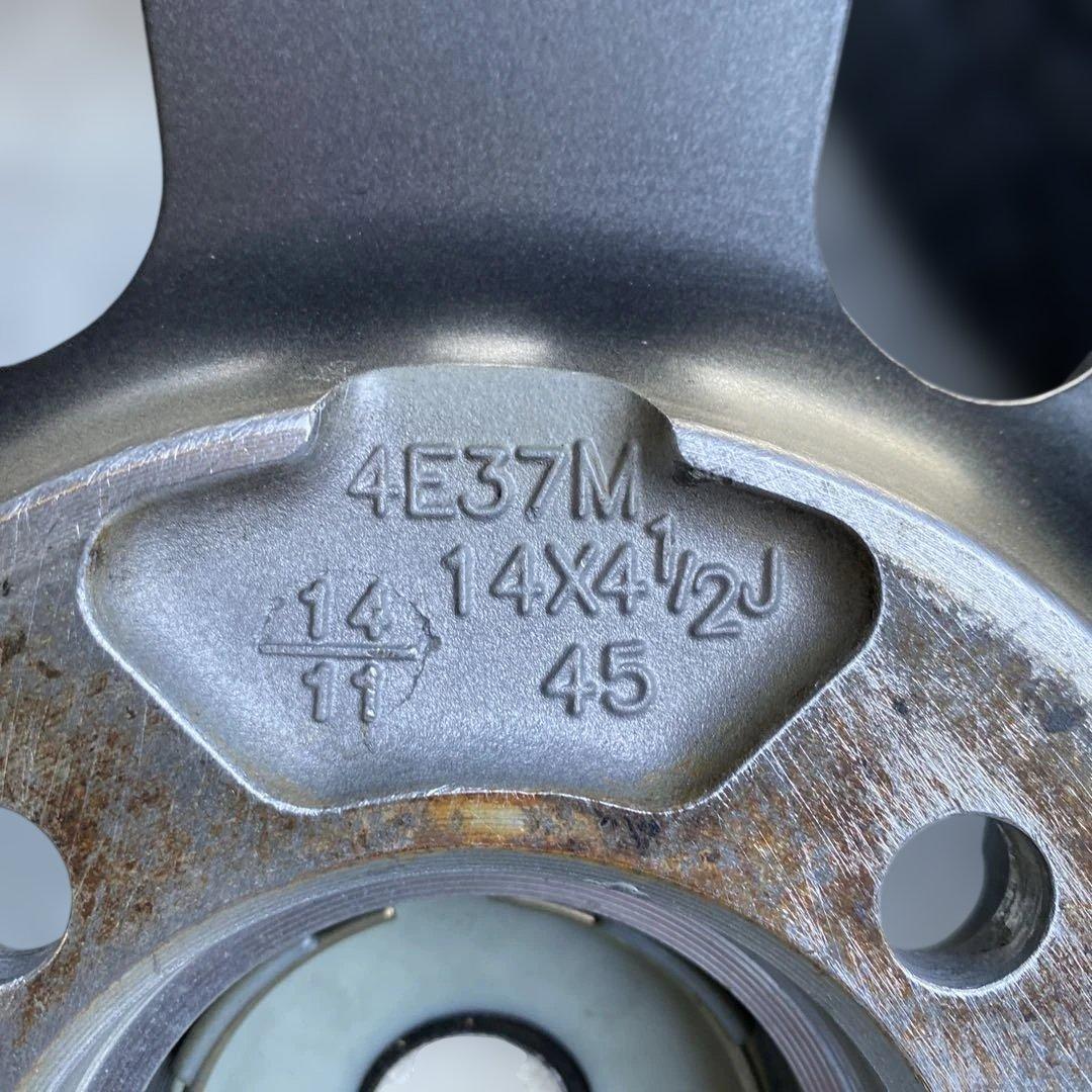 中古バリ溝ハンコックスタッドレスセット155/65R14 軽自動車各種‼️送料無料