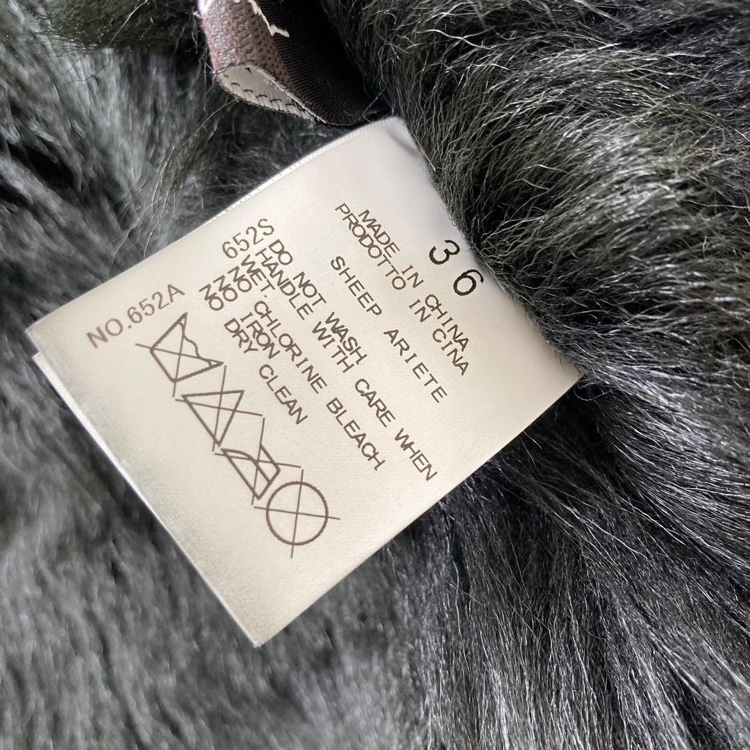 STUNNING LURE✨ムートンコート リアルレザー　ショールカラー　モカ