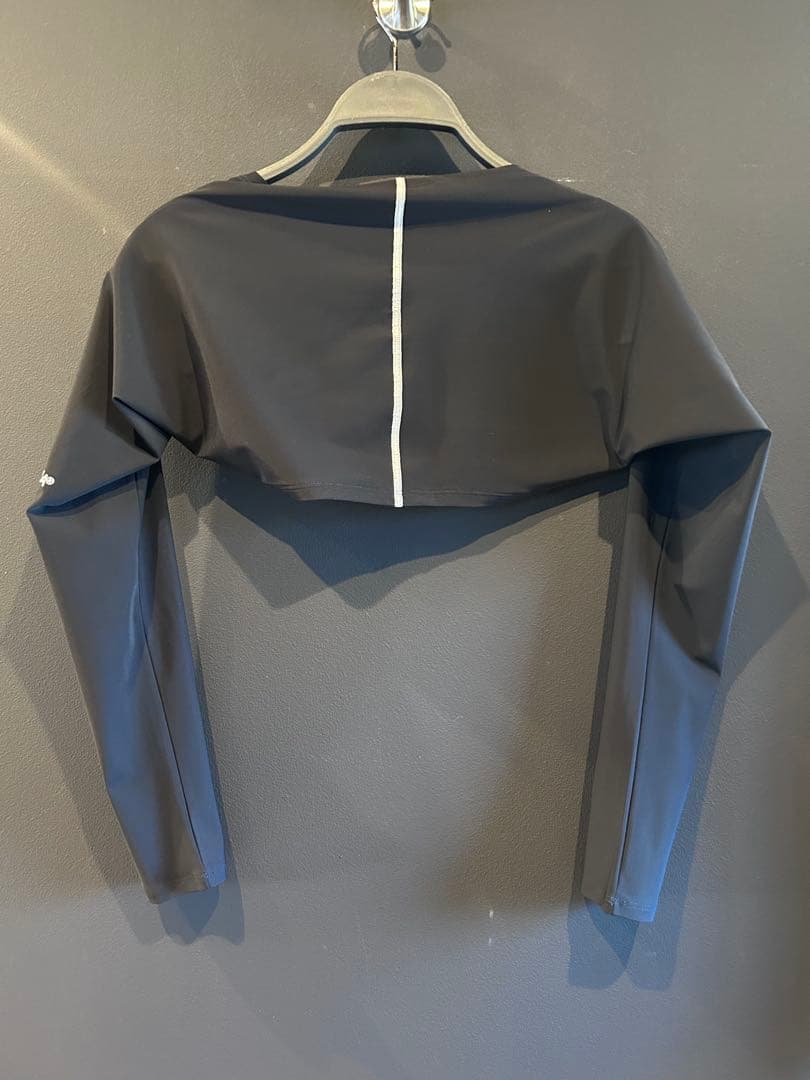 MARK & LONA アシメロゴプリント2WAYボレロ型アームカバー