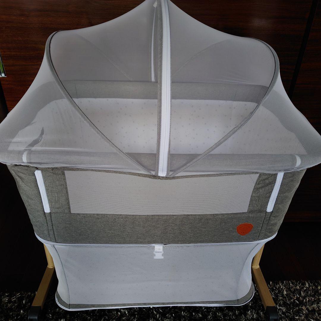 HZDMJ 3WAYベビーベッド 蚊帳・持ち運びバッグ付き