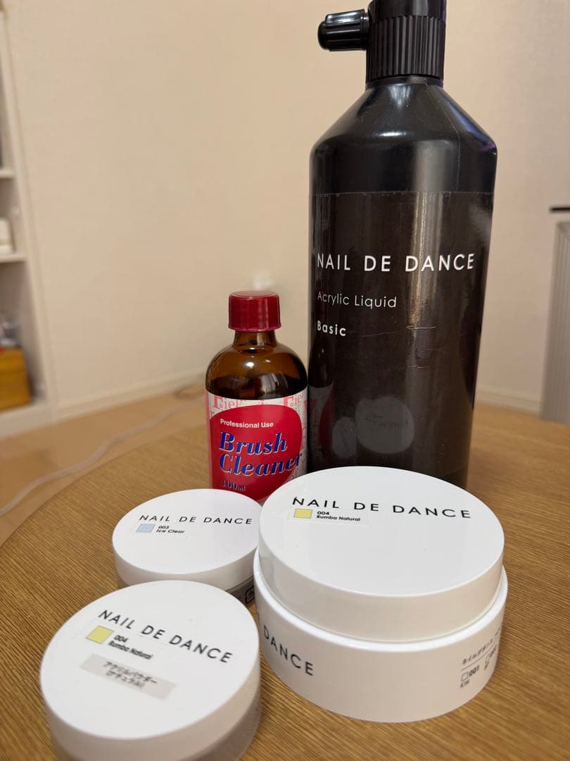 NAIL DE DANCE アクリルリキッド アクリルパウダー　等5点セット