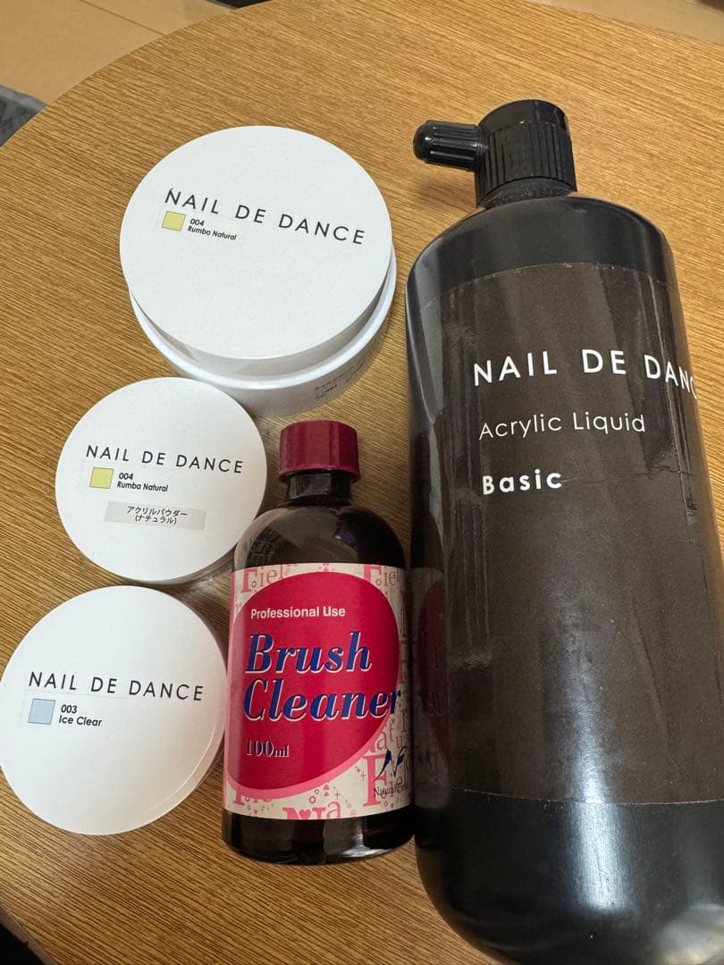 NAIL DE DANCE アクリルリキッド アクリルパウダー　等5点セット