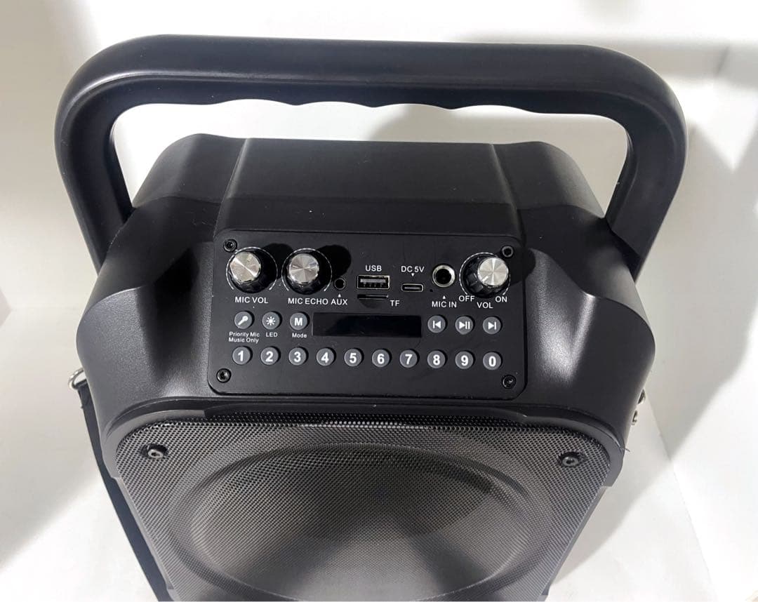 カラオケ マシーン ポータブルスピーカー SDカード USB Android