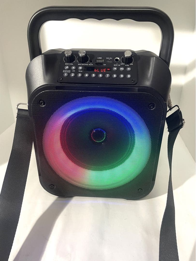 カラオケ マシーン ポータブルスピーカー SDカード USB Android