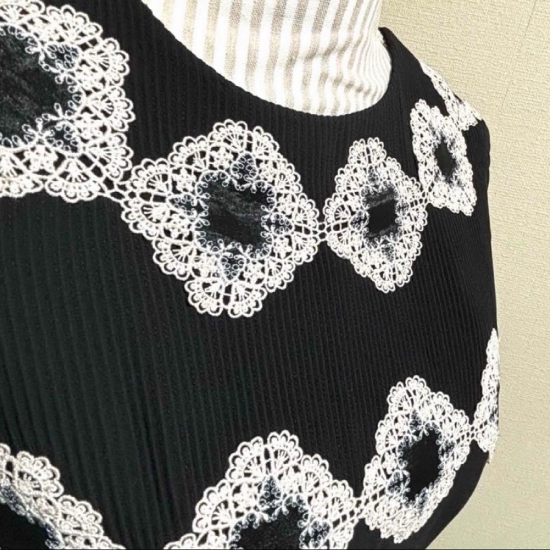 新品！テッドベイカー　Ted Baker フラワー　ワンピース　S 黒　結婚式