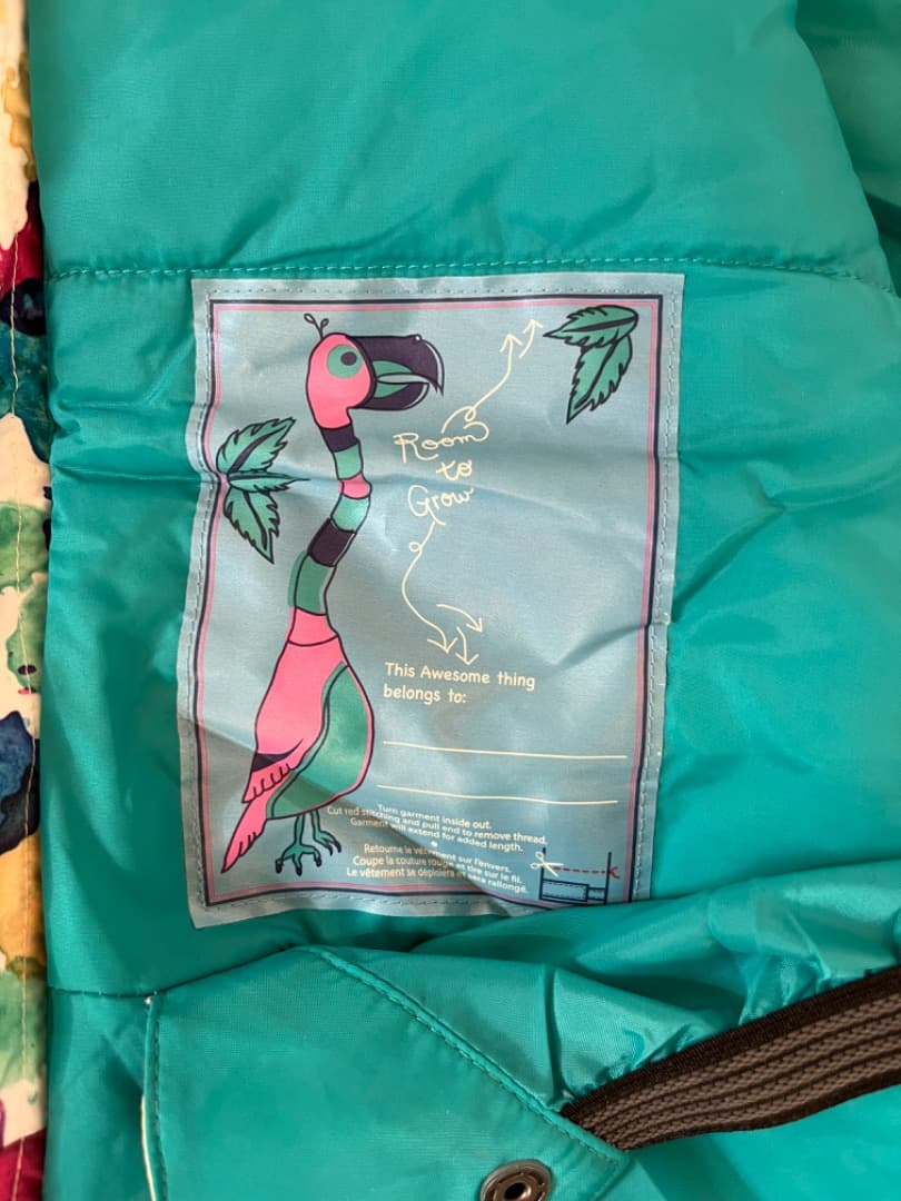 【青天時2回のみ使用の超美品】バートン ウェア キッズM（グローブ付）