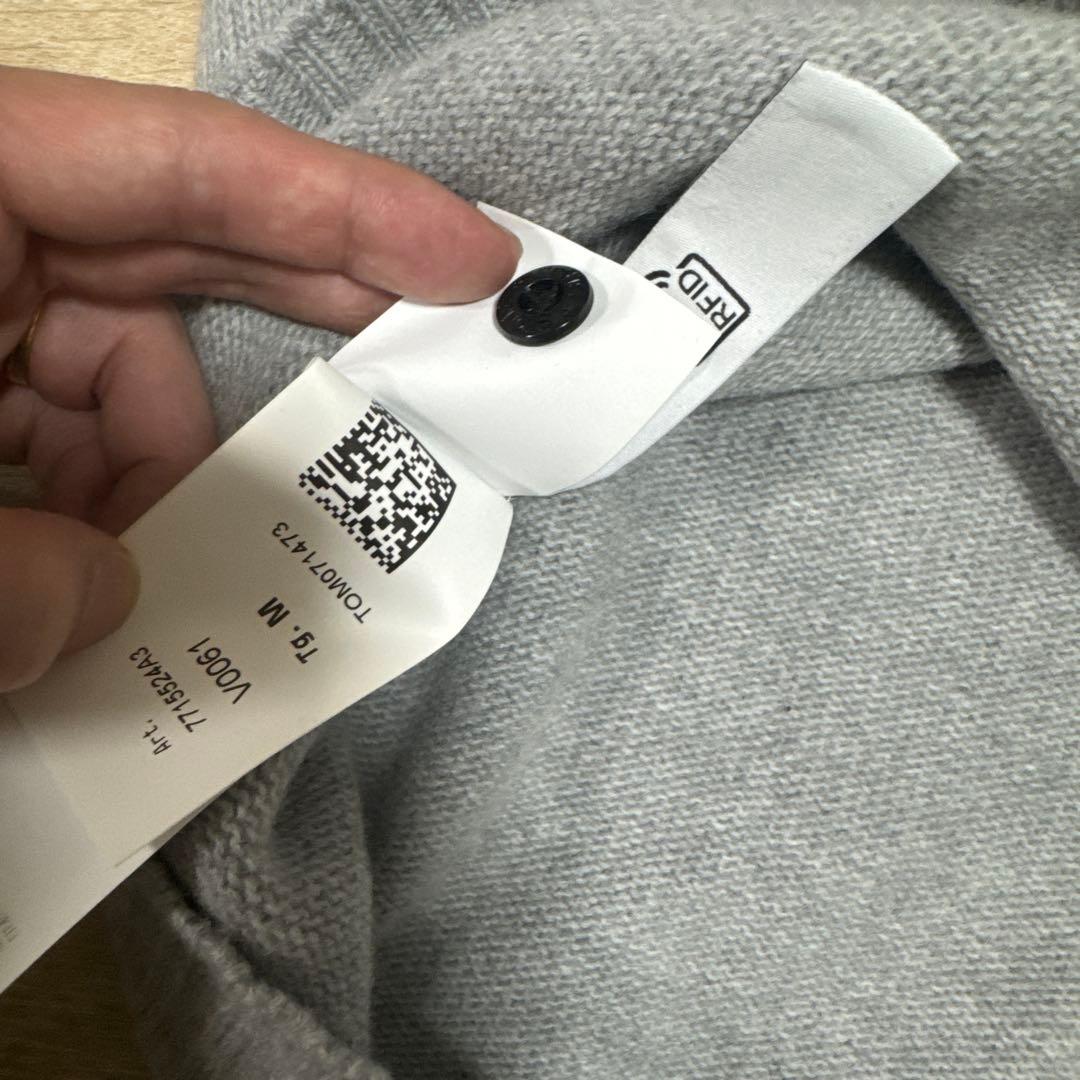 STONE  グレー クルーネックセーター